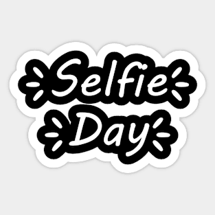 selfie day Sticker